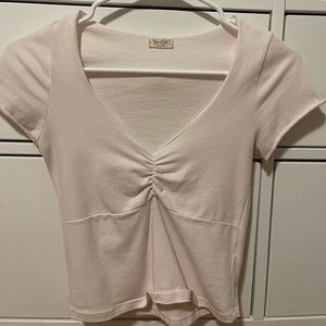 brandy melville baby pink shirt